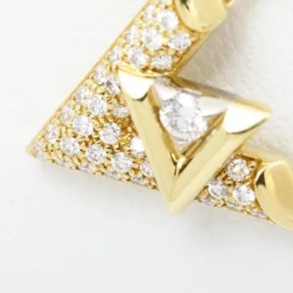 Louis Vuitton LV Volt 750 Gold and Diamond One Pendant Necklace - Picture 5 of 11